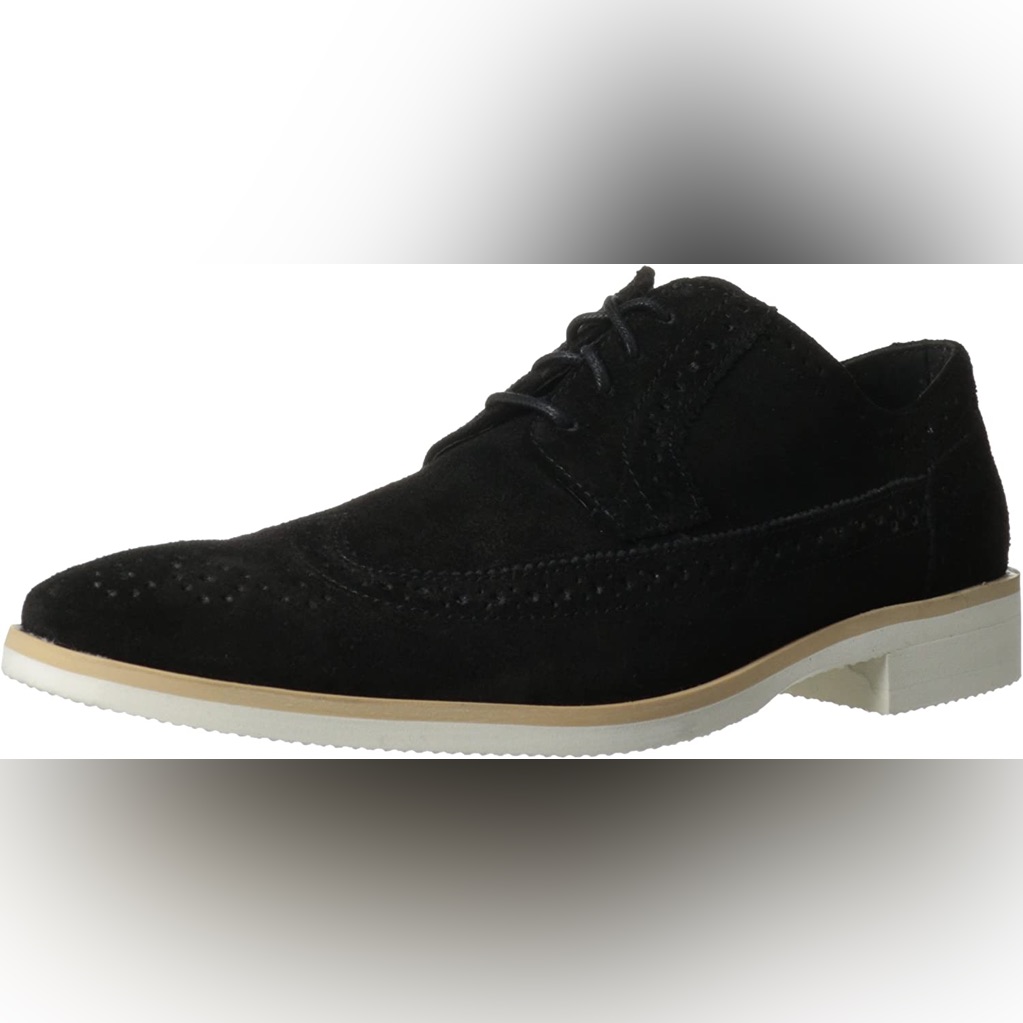 Brand New Stacy Adams Parker Black Wingtip Oxford Shoes Size 95 M